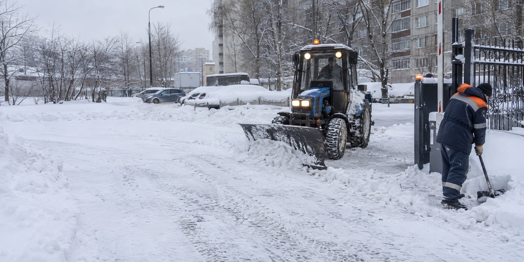 Механизированная уборка снега